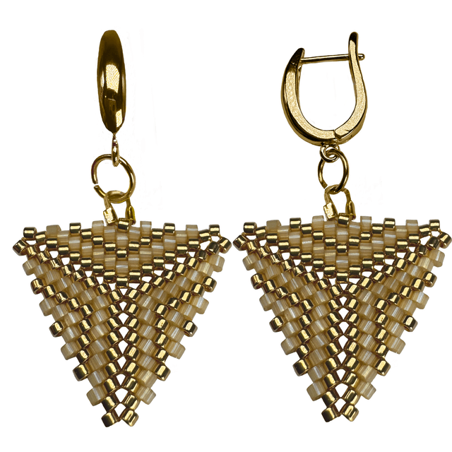 Earrings Triangle Drop